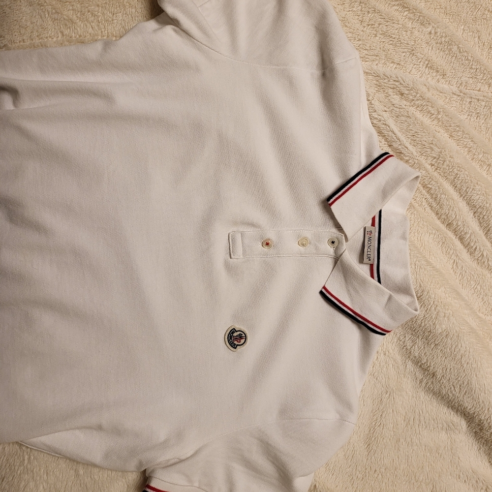 Authentic Moncler Polo Tshirts Mens Size Large